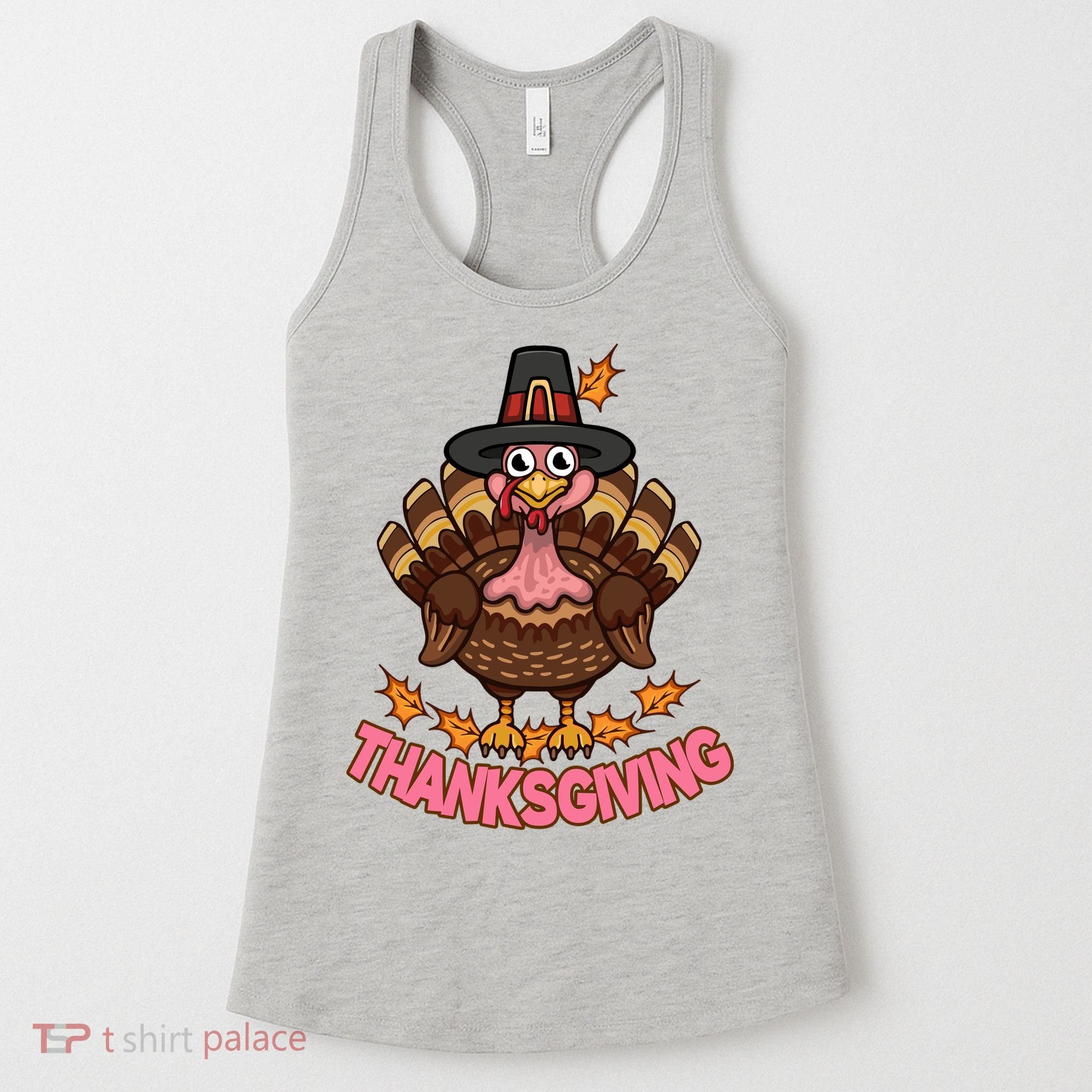 Thanksgiving Turkey Cute Holiday Women's Tank Top