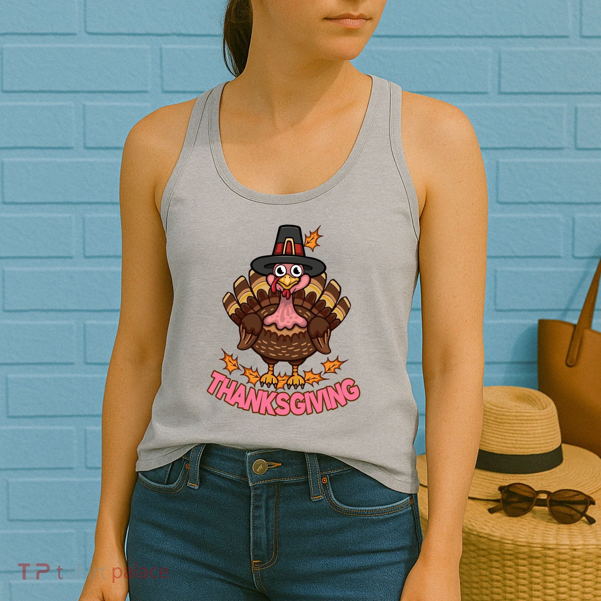 Thanksgiving Turkey Cute Holiday Women's Tank Top