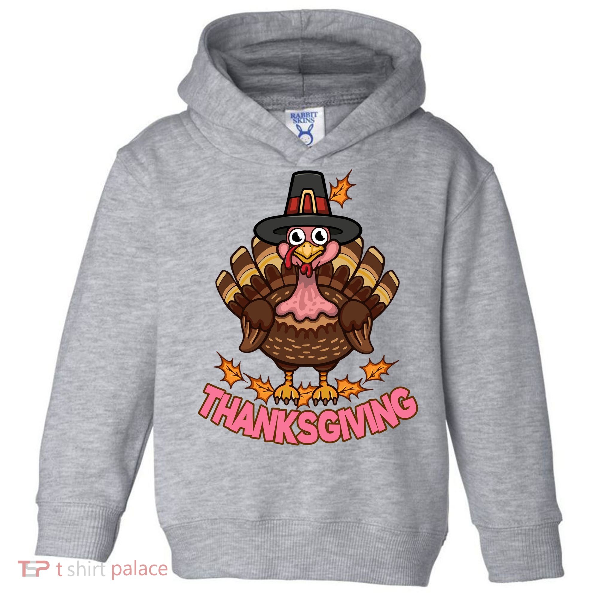 Thanksgiving Turkey Cute Holiday Toddler Hoodie