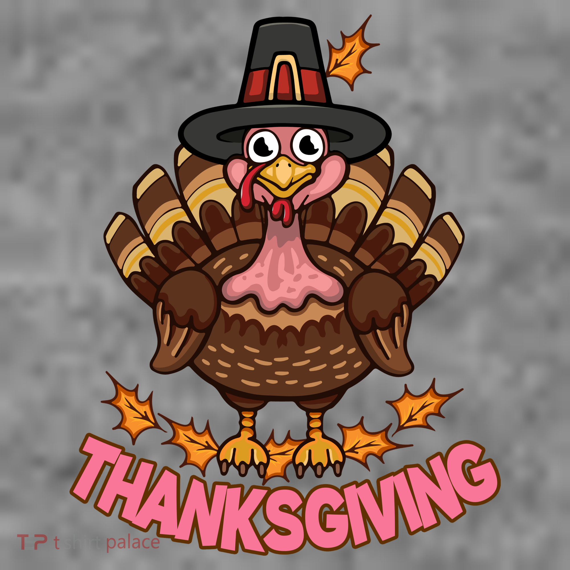 Thanksgiving Turkey Cute Holiday Toddler Hoodie