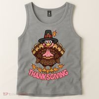 Thanksgiving Turkey Cute Holiday Tank Top thumb 2