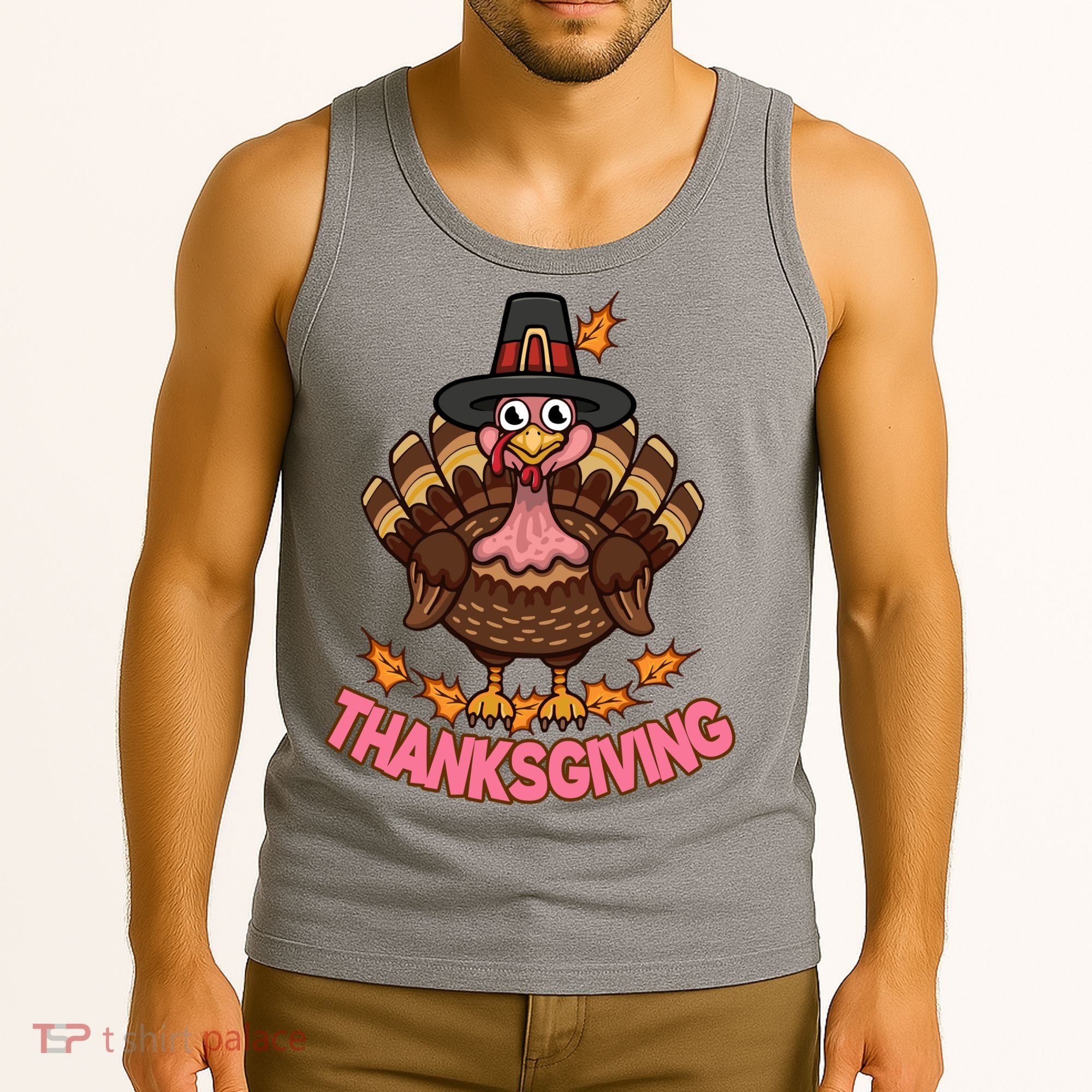 Thanksgiving Turkey Cute Holiday Tank Top