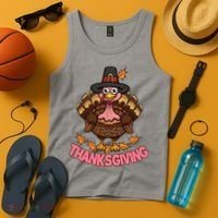 Thanksgiving Turkey Cute Holiday Tank Top thumb 4