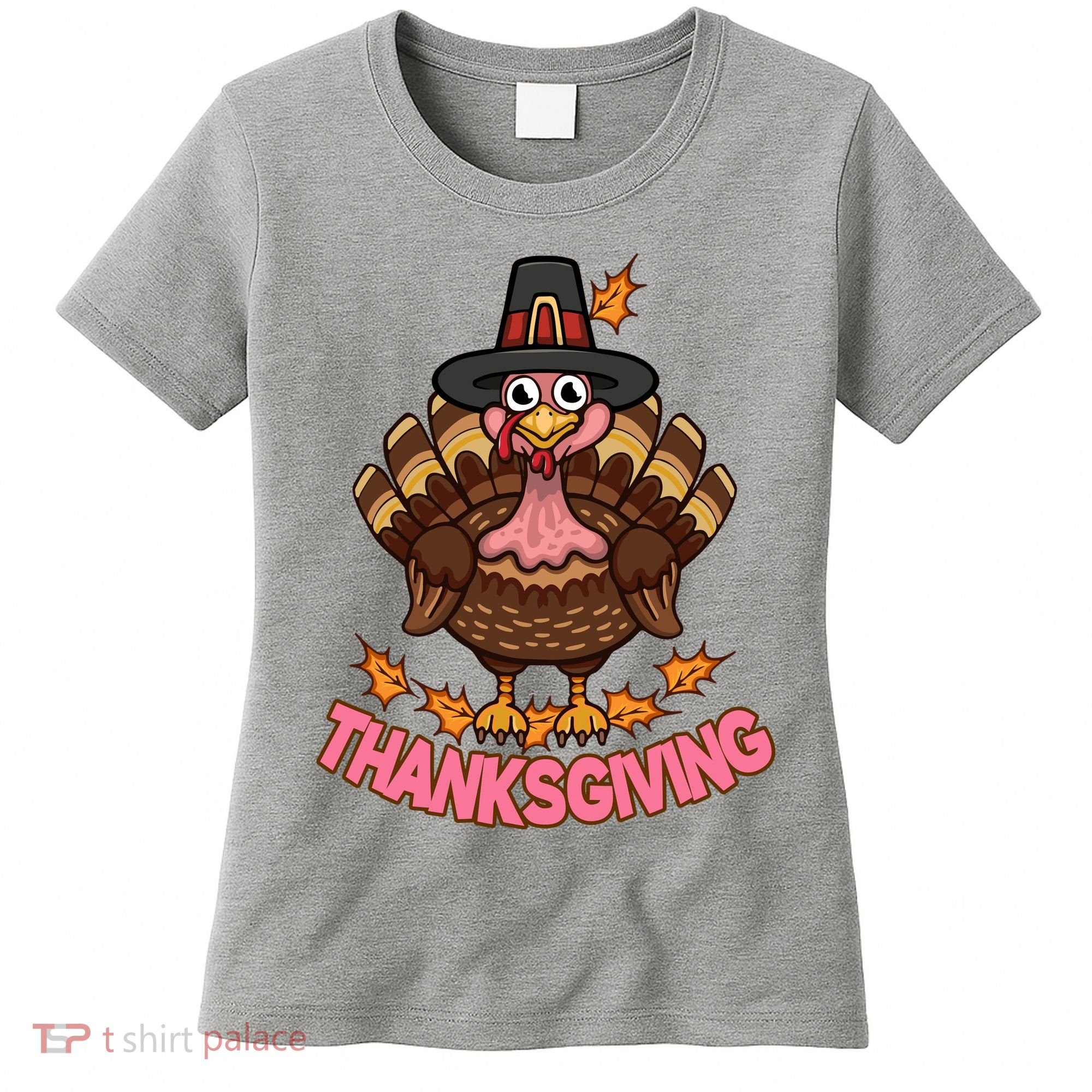 Thanksgiving Turkey Cute Holiday Women's T-Shirt
