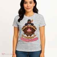 Thanksgiving Turkey Cute Holiday Women's T-Shirt thumb 4