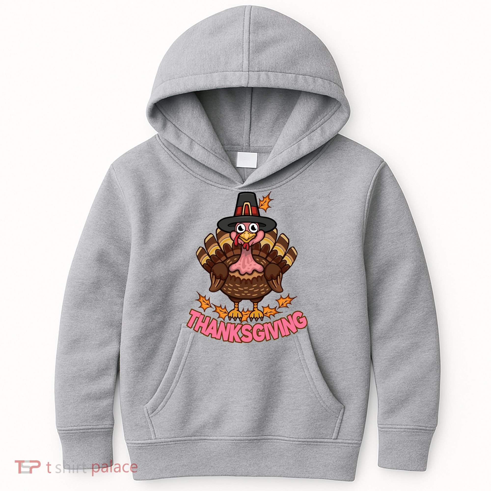 Thanksgiving Turkey Cute Holiday Kids Hoodie
