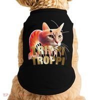 Trippi Troppi Cat Funny Meme Brainrot Humor Gen Z Doggie Tank thumb 0