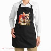 Trippi Troppi Cat Funny Meme Brainrot Humor Gen Z Apron thumb 2