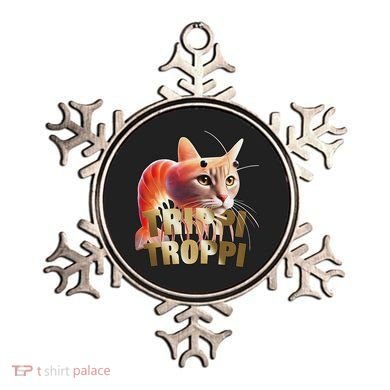 Trippi Troppi Cat Funny Meme Brainrot Humor Gen Z Ornament