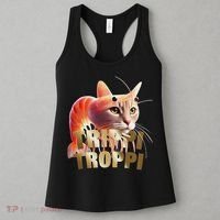 Trippi Troppi Cat Funny Meme Brainrot Humor Gen Z Women's Tank Top thumb 3