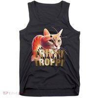 Trippi Troppi Cat Funny Meme Brainrot Humor Gen Z Tank Top thumb 0
