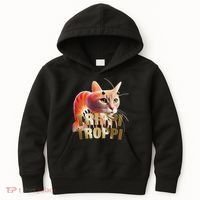 Trippi Troppi Cat Funny Meme Brainrot Humor Gen Z Kids Hoodie thumb 0