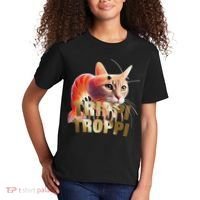 Trippi Troppi Cat Funny Meme Brainrot Humor Gen Z Kids T-Shirt thumb 2