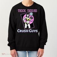 Thick Thighs Crush Guys Weightlifting Bodybuilding Gym Women's Sweatshirt thumb 0