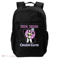 Thick Thighs Crush Guys Weightlifting Bodybuilding Gym Backpack thumb 0