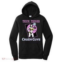 Thick Thighs Crush Guys Weightlifting Bodybuilding Gym Women's Hoodie thumb 0