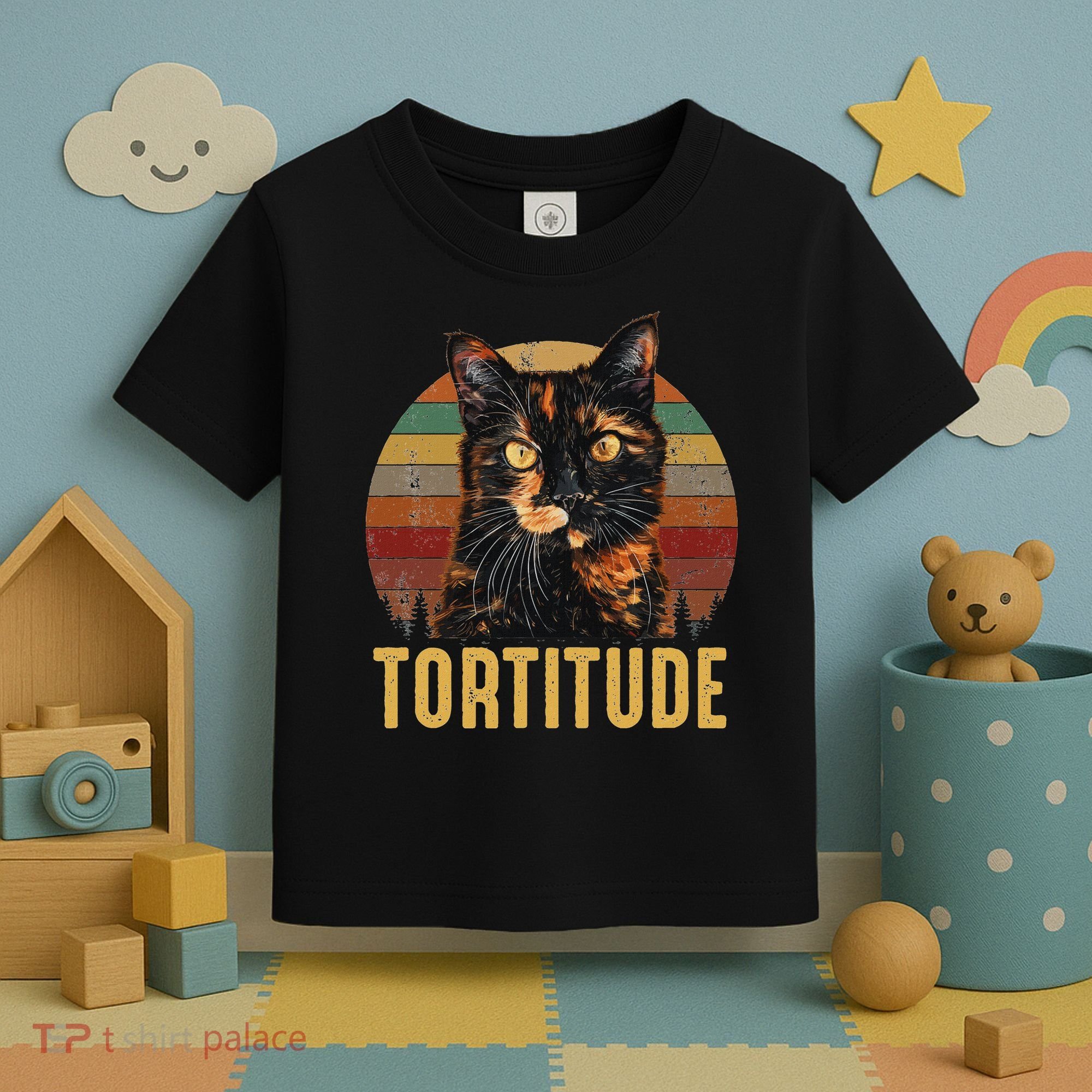 Tortitude Tortoiseshell Cat Toddler T-Shirt