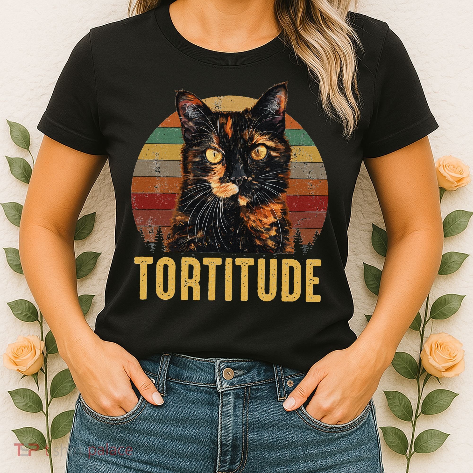 Tortitude Tortoiseshell Cat Women's T-Shirt