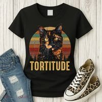 Tortitude Tortoiseshell Cat Women's T-Shirt thumb 3