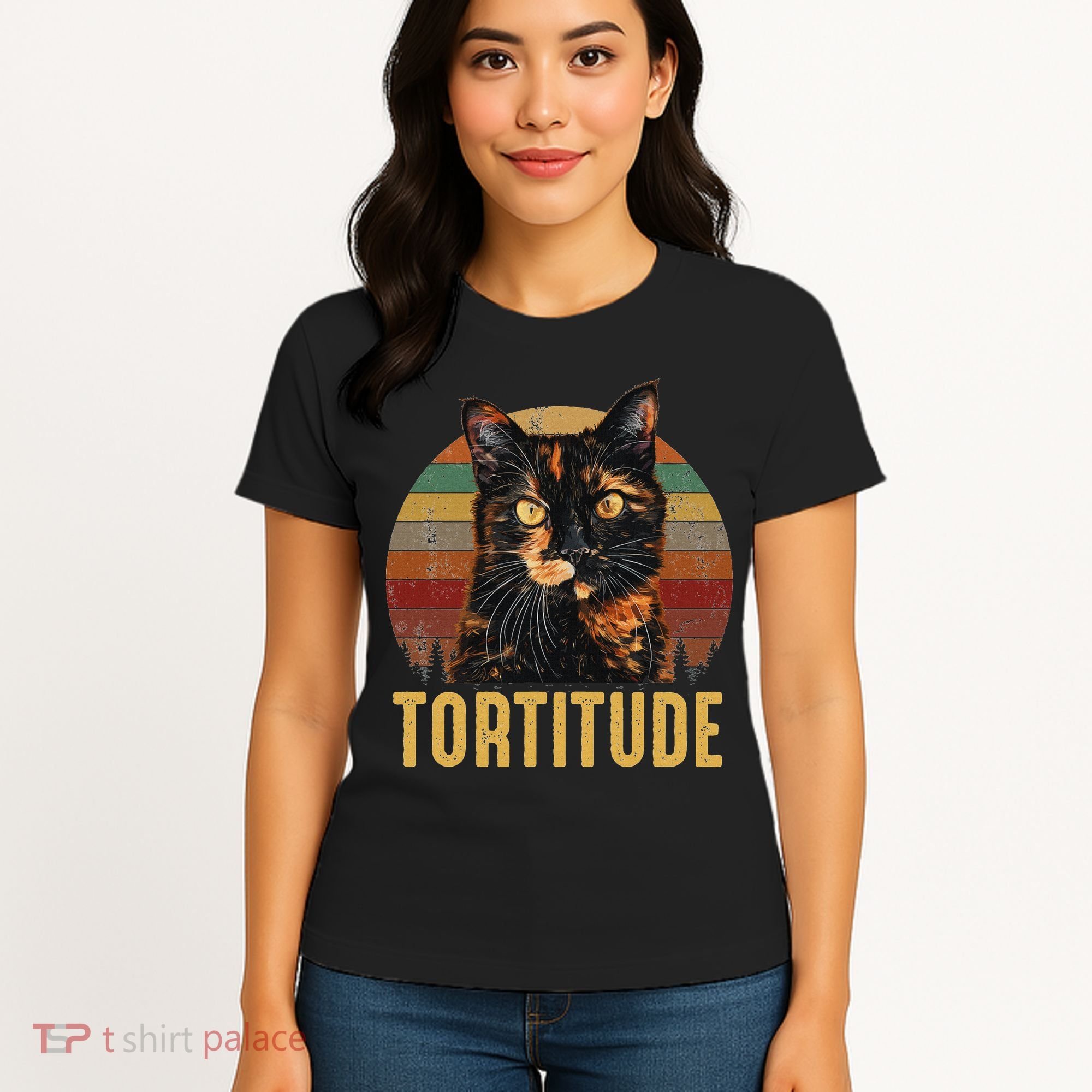 Tortitude Tortoiseshell Cat Women's T-Shirt