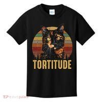 Tortitude Tortoiseshell Cat Kids T-Shirt thumb 0