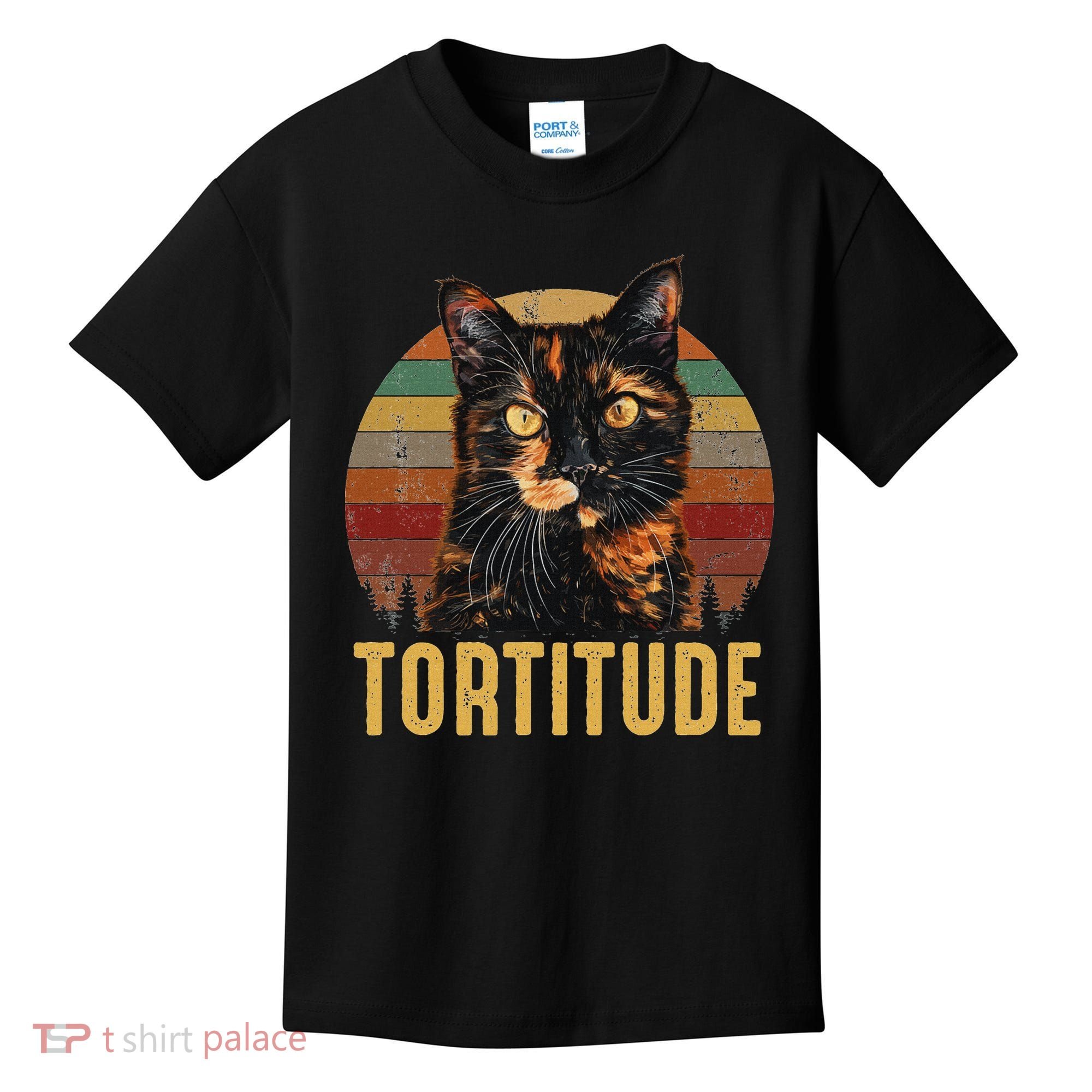 Tortitude Tortoiseshell Cat Kids T-Shirt