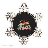 Thick Thighs Christmas Vibes Retro Holiday Funny Ornament thumb 0