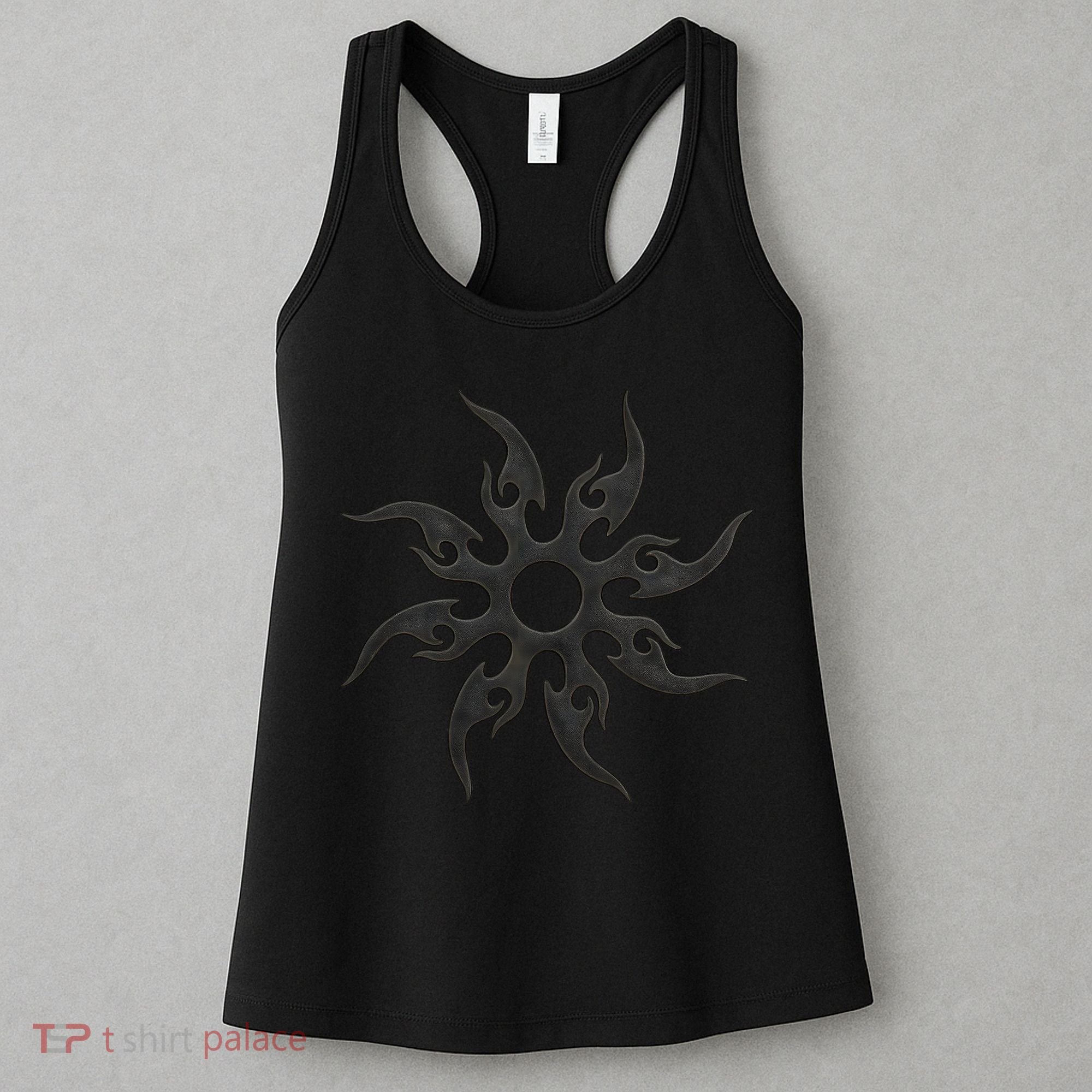 Two Time Costume Tribal Sun Symbol Forsaken Women's Tank Top