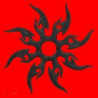 Two Time Costume Tribal Sun Symbol Forsaken Santa Hat thumb 1