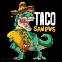Tacosaurus Taco Cinco De Mayo Dinosaur T Rex Backpack thumb 2