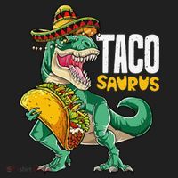Tacosaurus Taco Cinco De Mayo Dinosaur T Rex Tumbler thumb 3