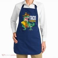Tacosaurus Taco Cinco De Mayo Dinosaur T Rex Apron thumb 2