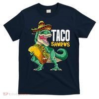 Tacosaurus Taco Cinco De Mayo Dinosaur T Rex T-Shirt thumb 0