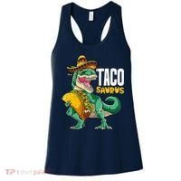 Tacosaurus Taco Cinco De Mayo Dinosaur T Rex Women's Tank Top thumb 0