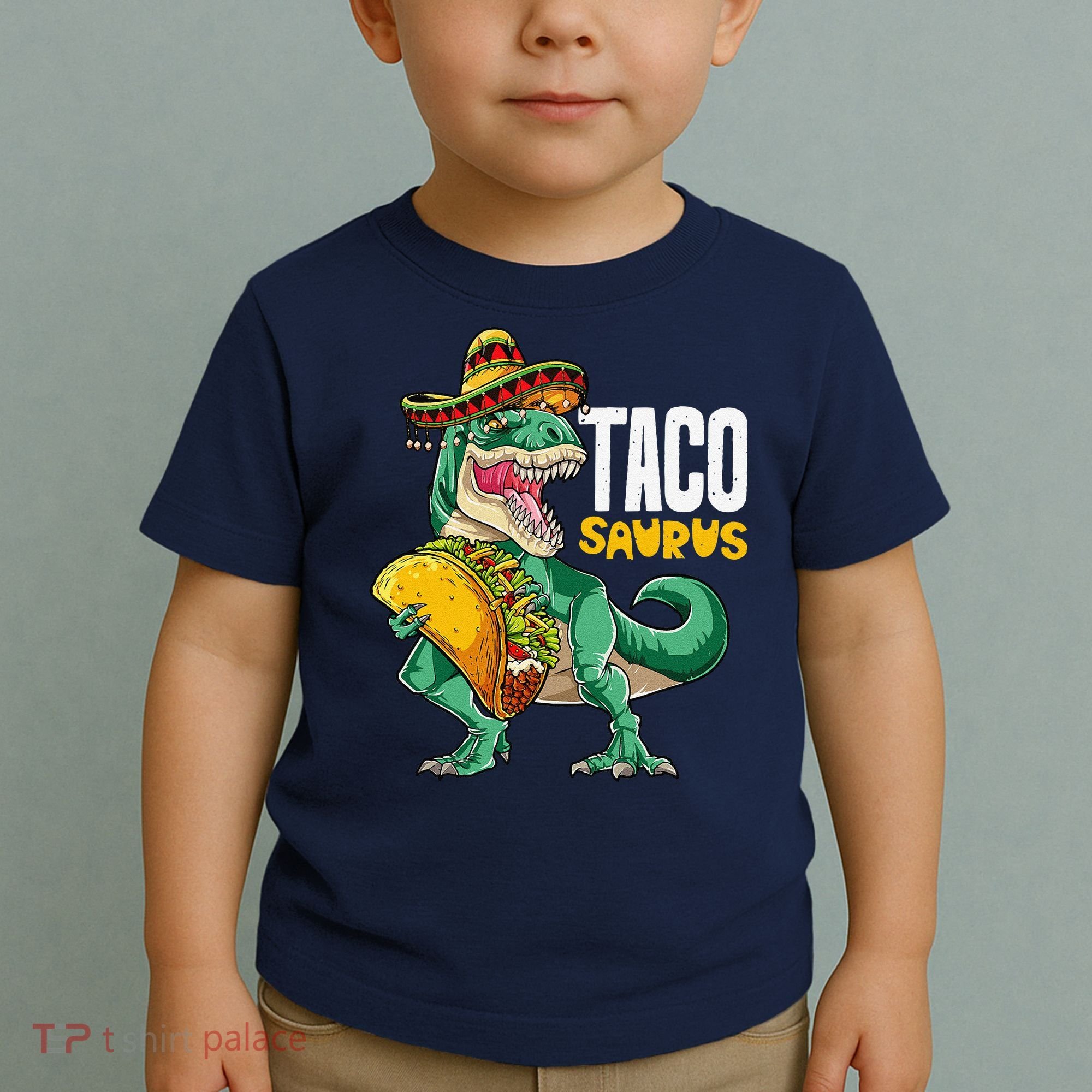 Tacosaurus Taco Cinco De Mayo Dinosaur T Rex Toddler T-Shirt