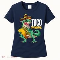 Tacosaurus Taco Cinco De Mayo Dinosaur T Rex Women's T-Shirt thumb 0