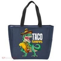 Tacosaurus Taco Cinco De Mayo Dinosaur T Rex Tote Bag thumb 0