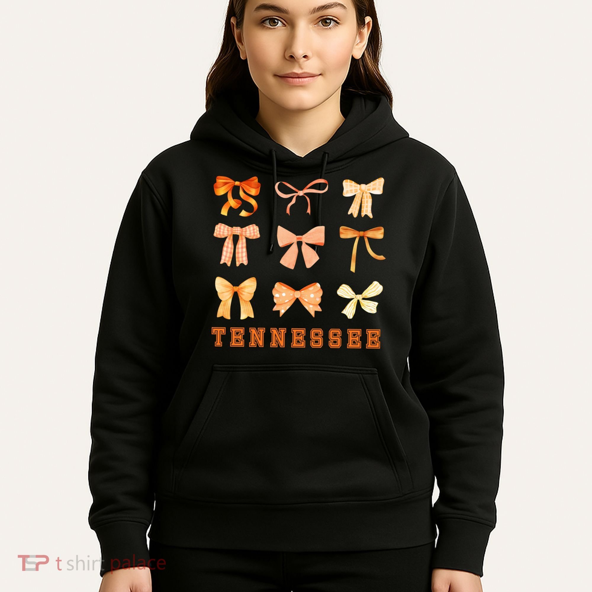 Tennessee TN Coquette Bow State Pride Hoodie