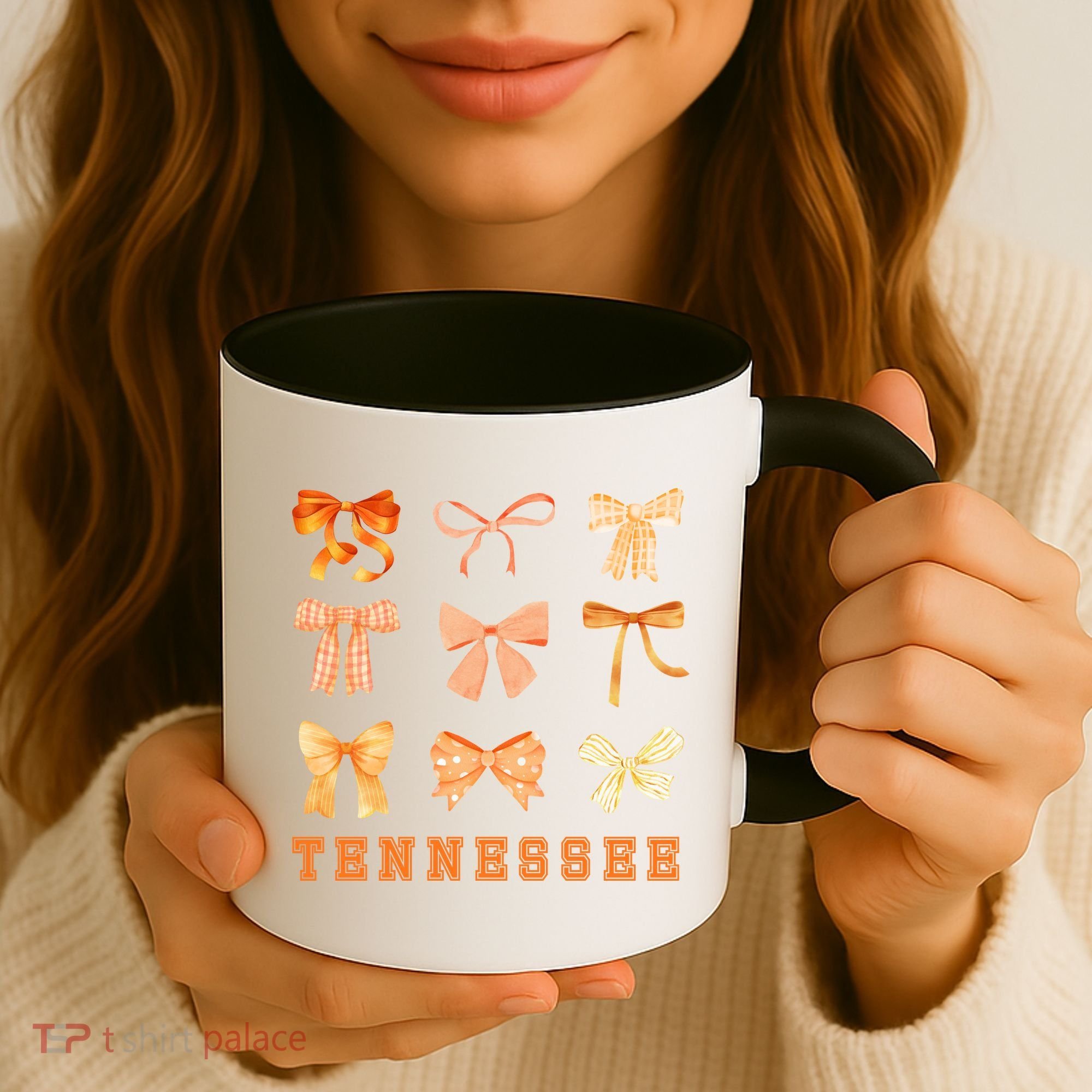 Tennessee TN Coquette Bow State Pride Coffee Mug