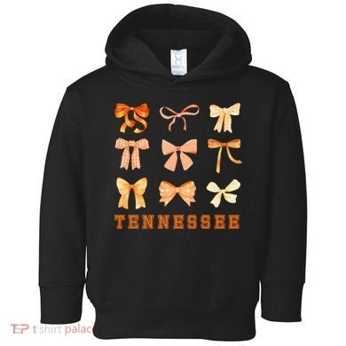 Tennessee TN Coquette Bow State Pride Toddler Hoodie