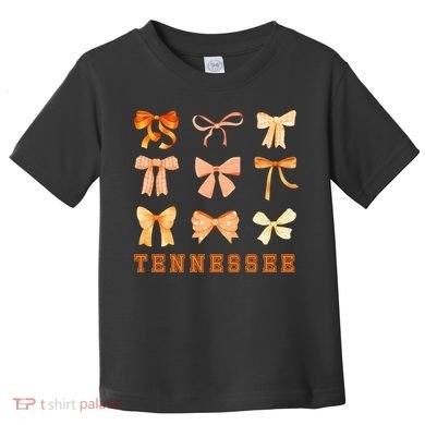 Tennessee TN Coquette Bow State Pride Toddler T-Shirt