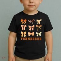 Tennessee TN Coquette Bow State Pride Toddler T-Shirt thumb 2