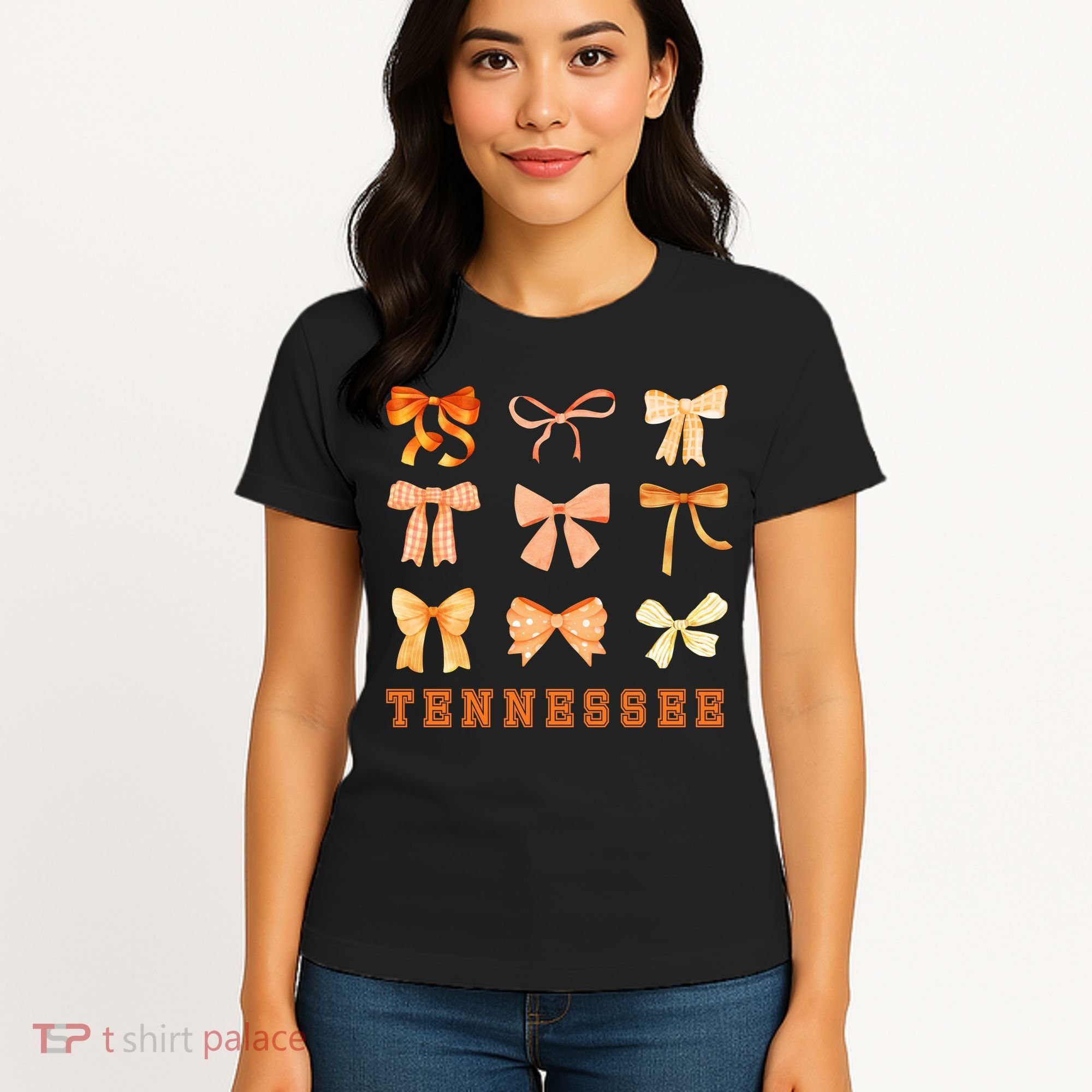 Tennessee TN Coquette Bow State Pride Women's T-Shirt