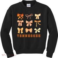 Tennessee TN Coquette Bow State Pride Kids Sweatshirt thumb 0