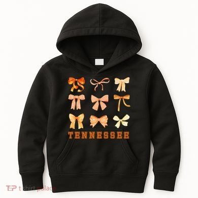 Tennessee TN Coquette Bow State Pride Kids Hoodie