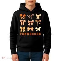 Tennessee TN Coquette Bow State Pride Kids Hoodie thumb 4