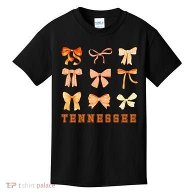 Tennessee TN Coquette Bow State Pride Kids T-Shirt