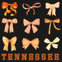 Tennessee TN Coquette Bow State Pride Tote Bag thumb 4