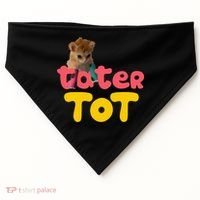 Tater Tot Cute Cat USA-Made Doggie Bandana thumb 0