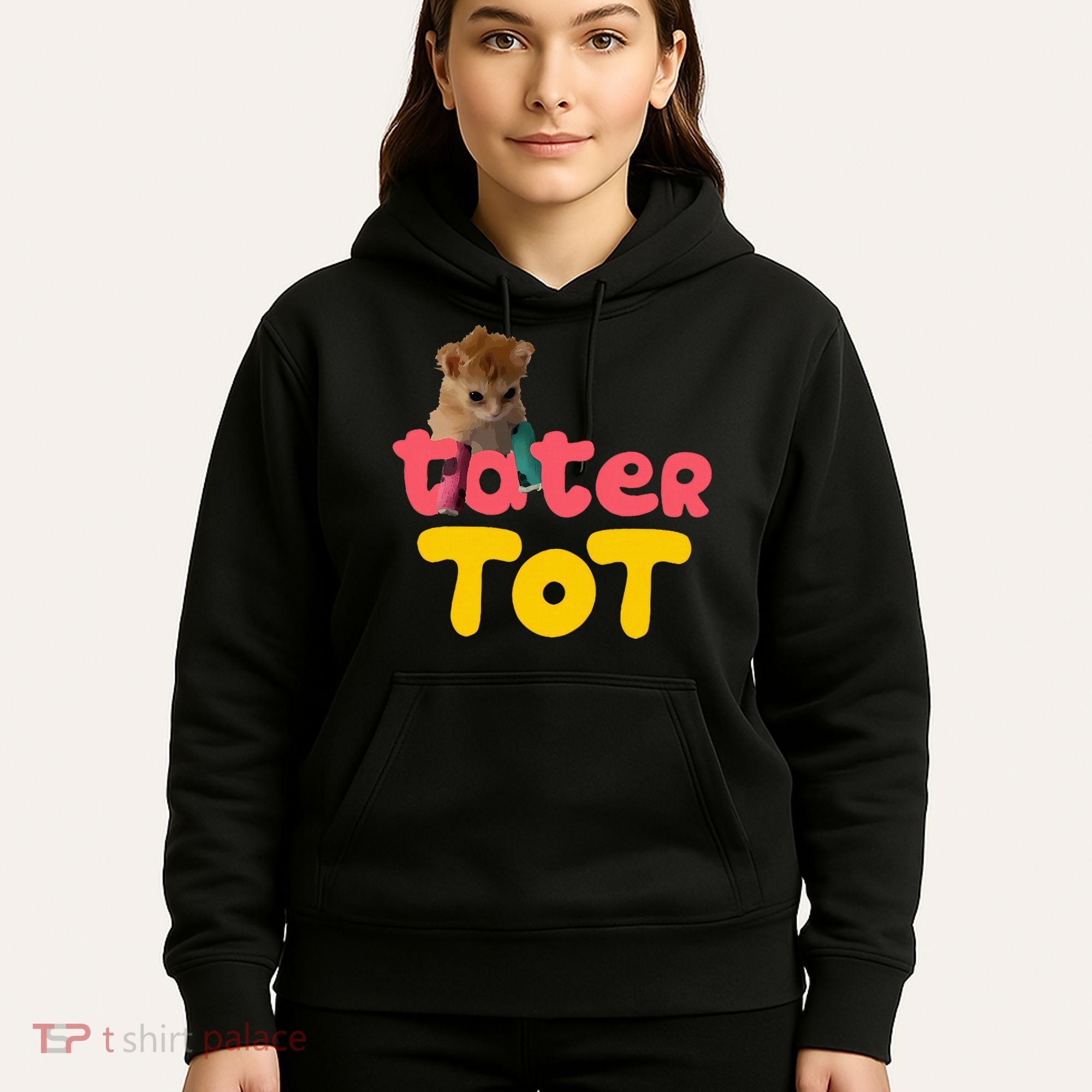 Tater Tot Cute Cat Hoodie